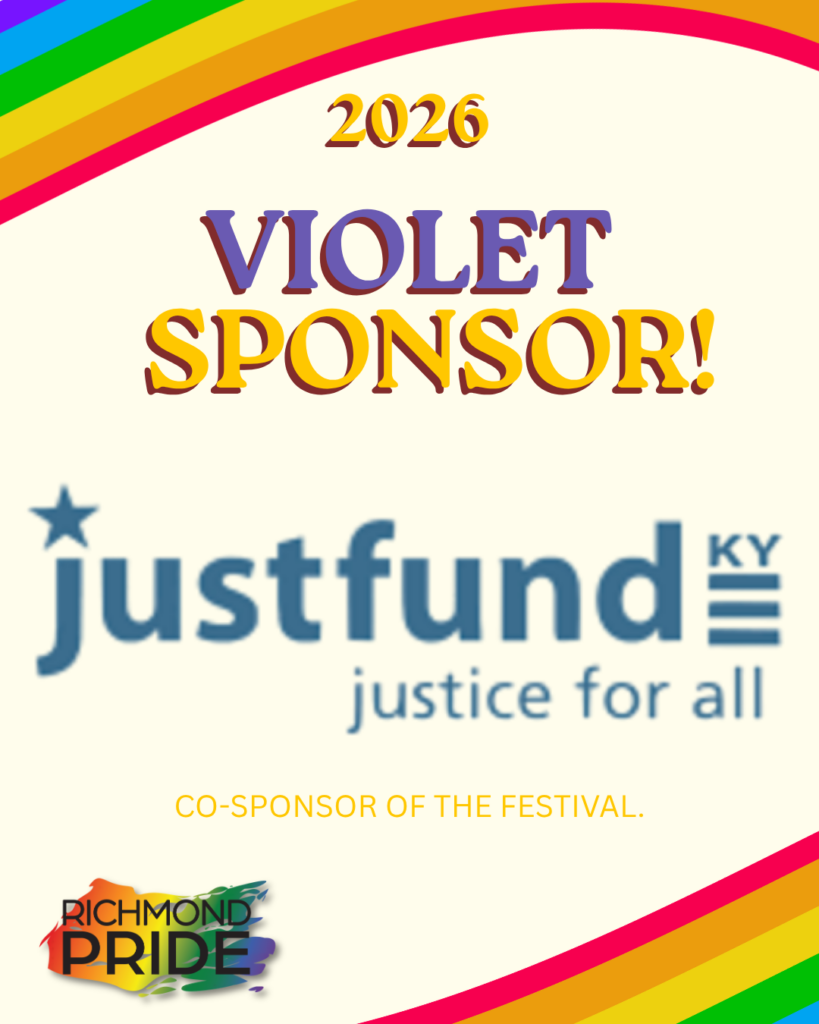 Poster for 2026 Blue Sponsor showing the JustFun logo