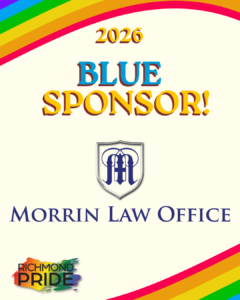 Poster for 2026 Blue Sponsor showing the Morrin Law Office logo